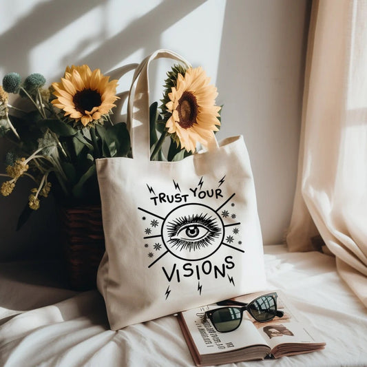 Lulu Moon Design | Trust Your Visions Tote Bag