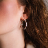 Aneira Star Hoop Earrings | 925 Sterling Silver
