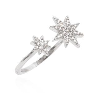 Astrid Double Star Ring | 925 Sterling Silver