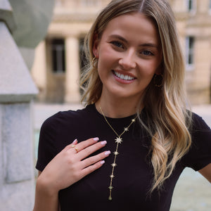 Astrid Double Star Ring | 14K Gold Plated