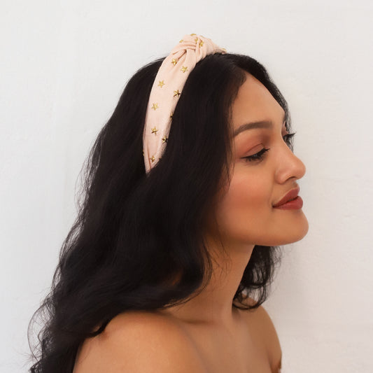 Bella Star Headband - Cream