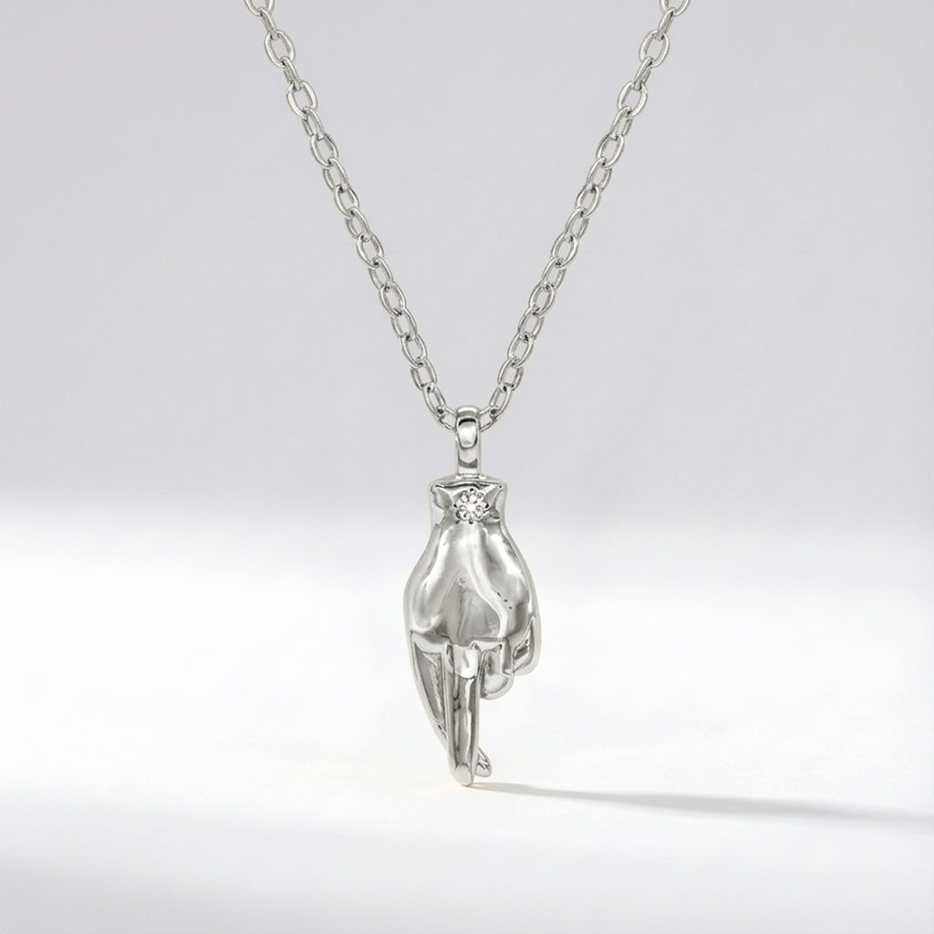 Billie Fingers Crossed Necklace 925 Sterling