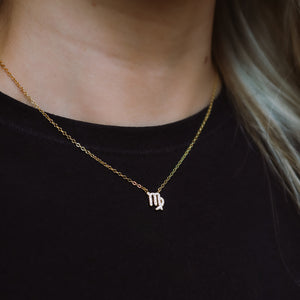 Blair Zodiac Symbol Necklace  | 18K Gold Plated
