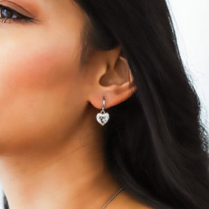 Bubble Heart Gift Set | Earrings & Necklace | 925 Sterling Silver