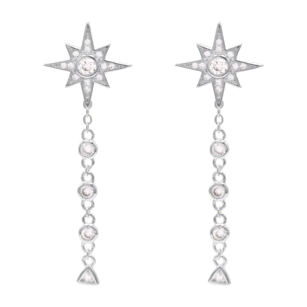🎁 Cassie Star Drop Earrings | 925 Sterling Silver (100% off)