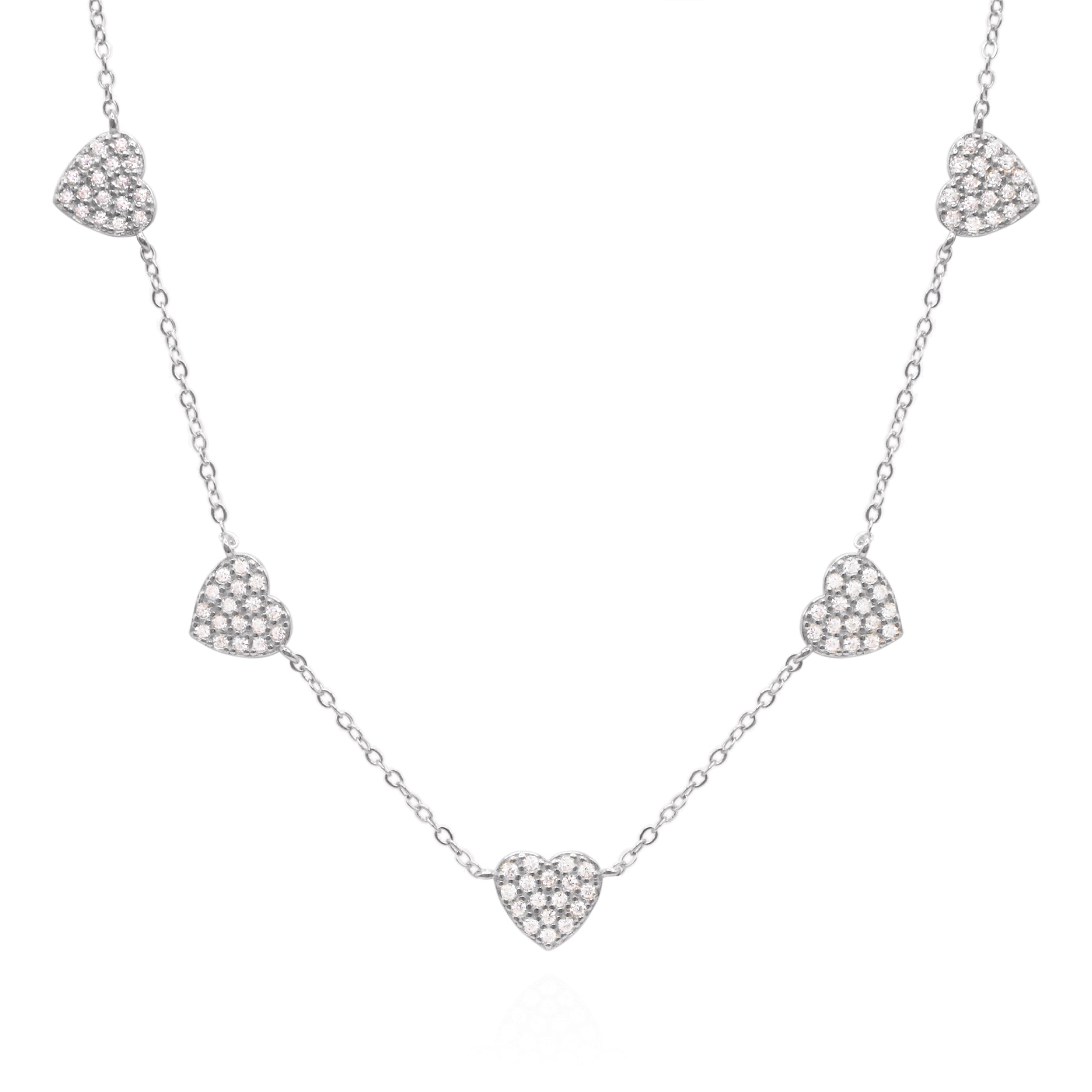 Cerys Heart Necklace | 925 Sterling Silver