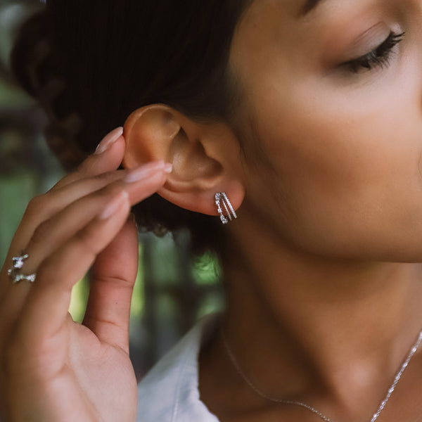 Ciara Triple Hoop Earrings | 925 Sterling Silver