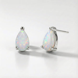 Clara Opal Stud Earrings | 925 Sterling Silver