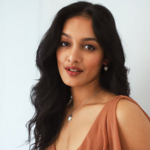 Cora Opal Heart Necklace | 925 Sterling Silver