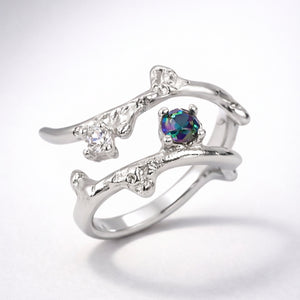 Cordelia Hammered Twist Ring | 925 Sterling Silver