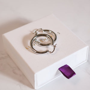 Danica Classic Hoop Earrings | 925 Sterling Silver