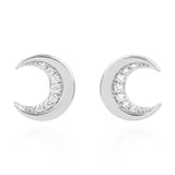 Darcy Moon Studs | 925 Sterling Silver