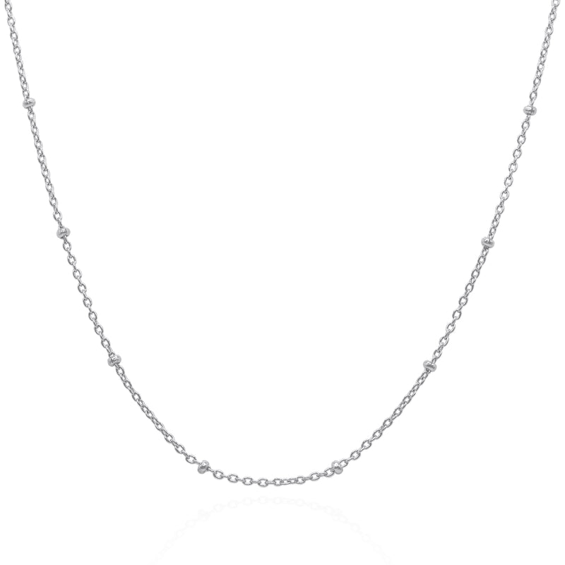 Dua Bobble Chain Necklace | Sterling Silver