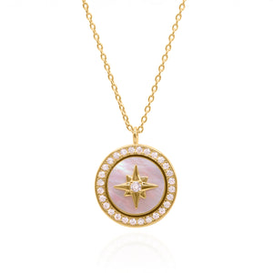 Eden Star Locket Necklace | 18k Gold Plated