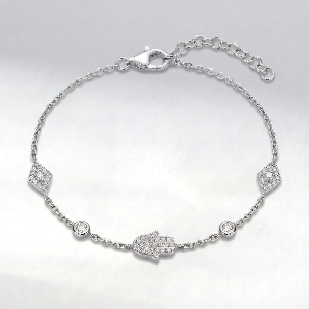 Eina Hamsa Hand & Evil Eye Bracelet