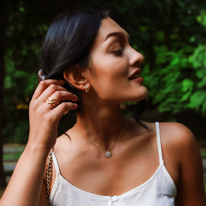 Estella Starburst Necklace | 18k Gold Plated