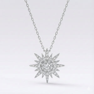 Estella Starburst Necklace | 925 Sterling Silver