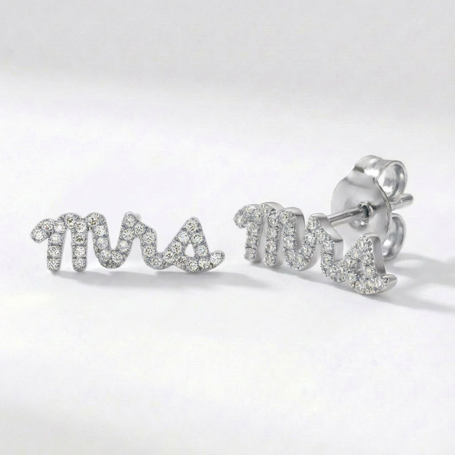 Ettie 'Mrs' Stud Earrings | 925 Sterling Silver