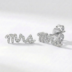 Ettie 'Mrs' Stud Earrings | 925 Sterling Silver