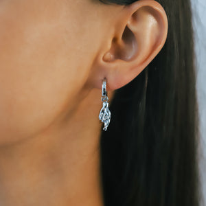 Fingers Crossed Gift Set | Earrings & Necklace | 925 Sterling Silver