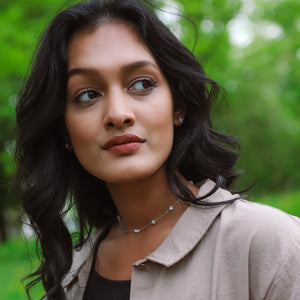 Icelyn Star Choker Necklace | 925 Sterling Silver