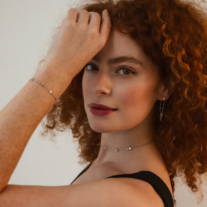 Icelyn Star Choker Necklace | 925 Sterling Silver