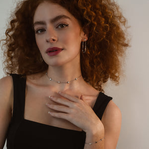 Icelyn Star Choker Necklace | 925 Sterling Silver