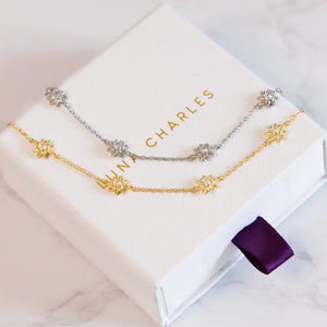 Icelyn Star Choker Necklace | 925 Sterling Silver