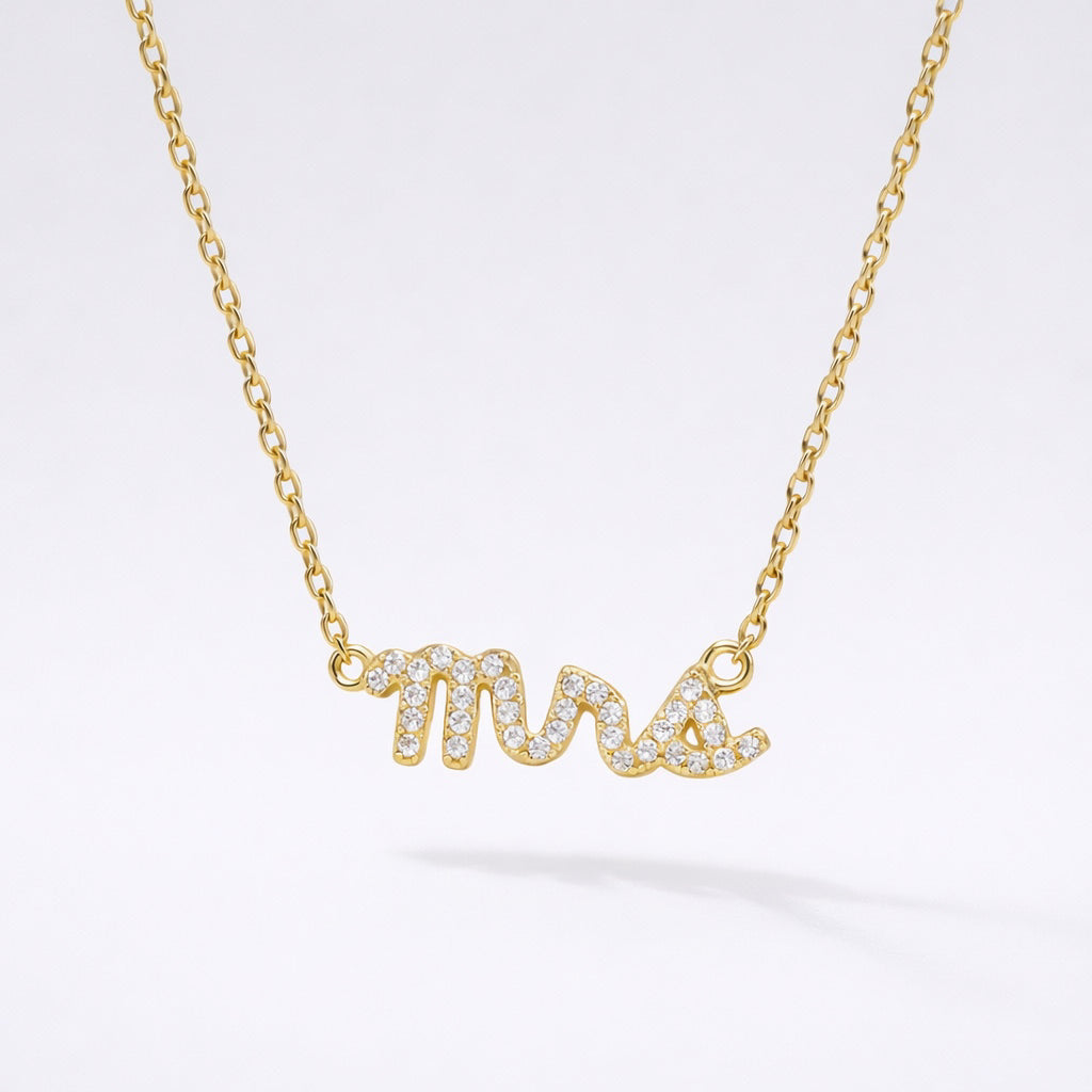 Leia Mrs Necklace 18K Plated