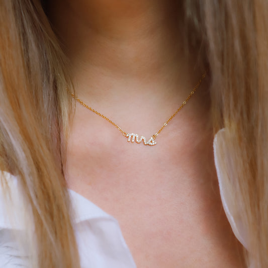 Leia Mrs Necklace | 18k Gold Plated