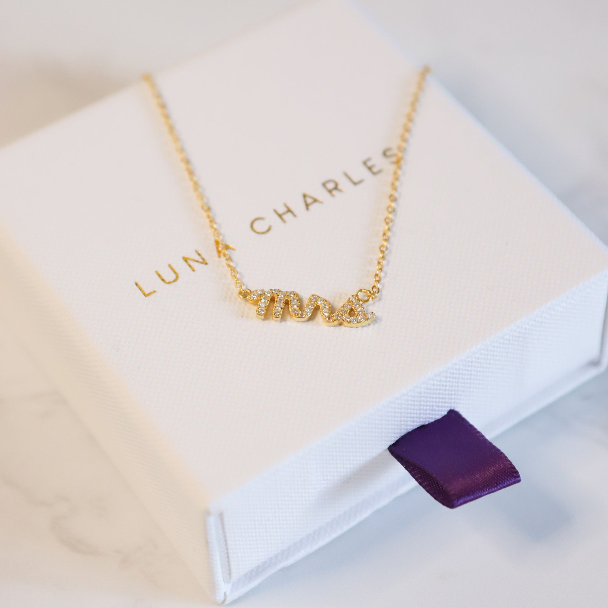 Leia Mrs Necklace | 18k Gold Plated