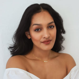 Bride 'Mrs' Gift Set | Earrings & Necklace | 18k Gold Plated