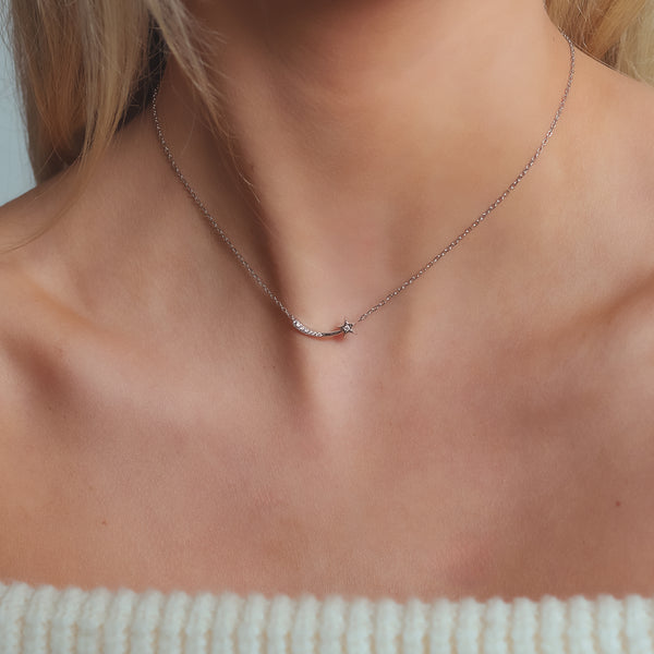 Leighton Shooting Star Necklace | 925 Sterling Silver