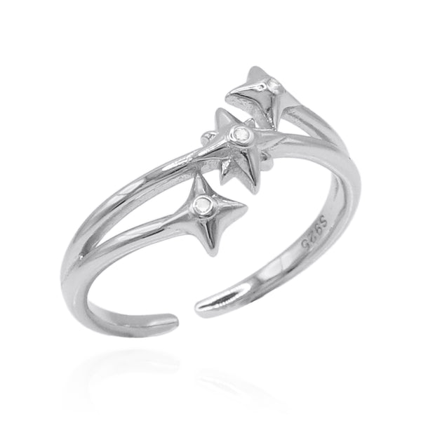 Lennon Three Star Ring | 925 Sterling Silver