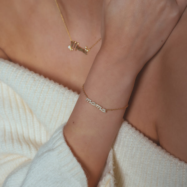 Mama Bracelet | 18k Gold Plated