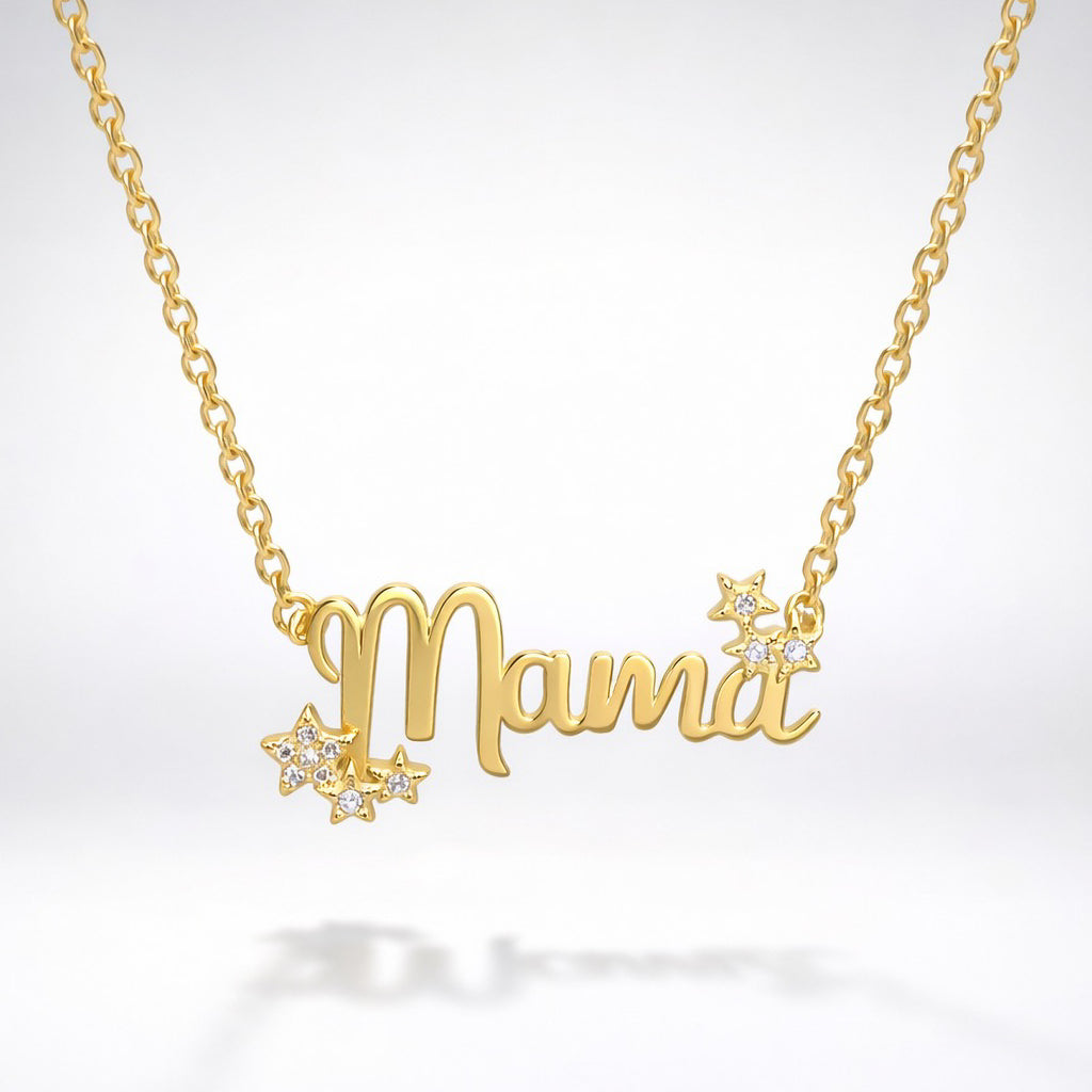 Mama Star Necklace 18K Plated