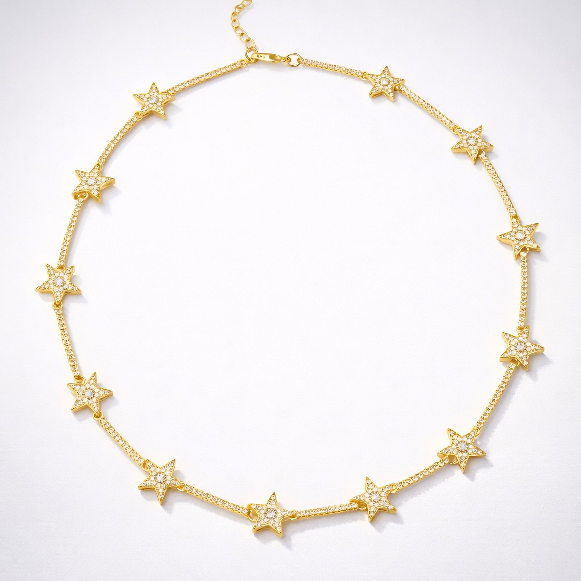 Margot Sparkling Star Choker | 18k Gold Plated