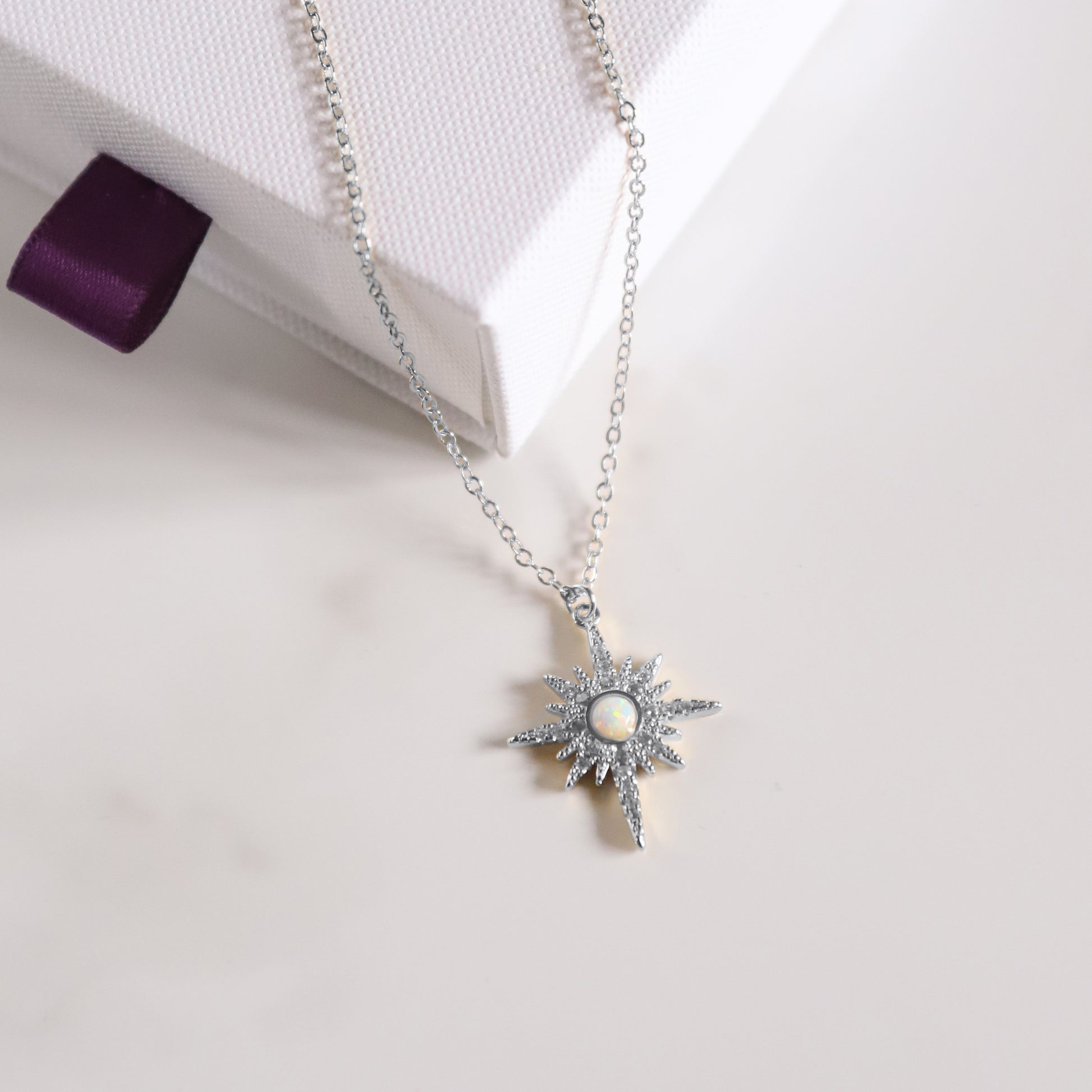 North Star Pendant Necklace | 925 Sterling Silver