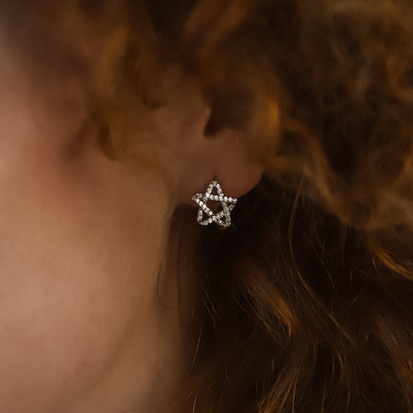 Paloma Star Huggie Hoops | 925 Sterling Silver