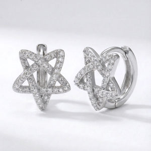 Paloma Star Huggie Hoops | 925 Sterling Silver
