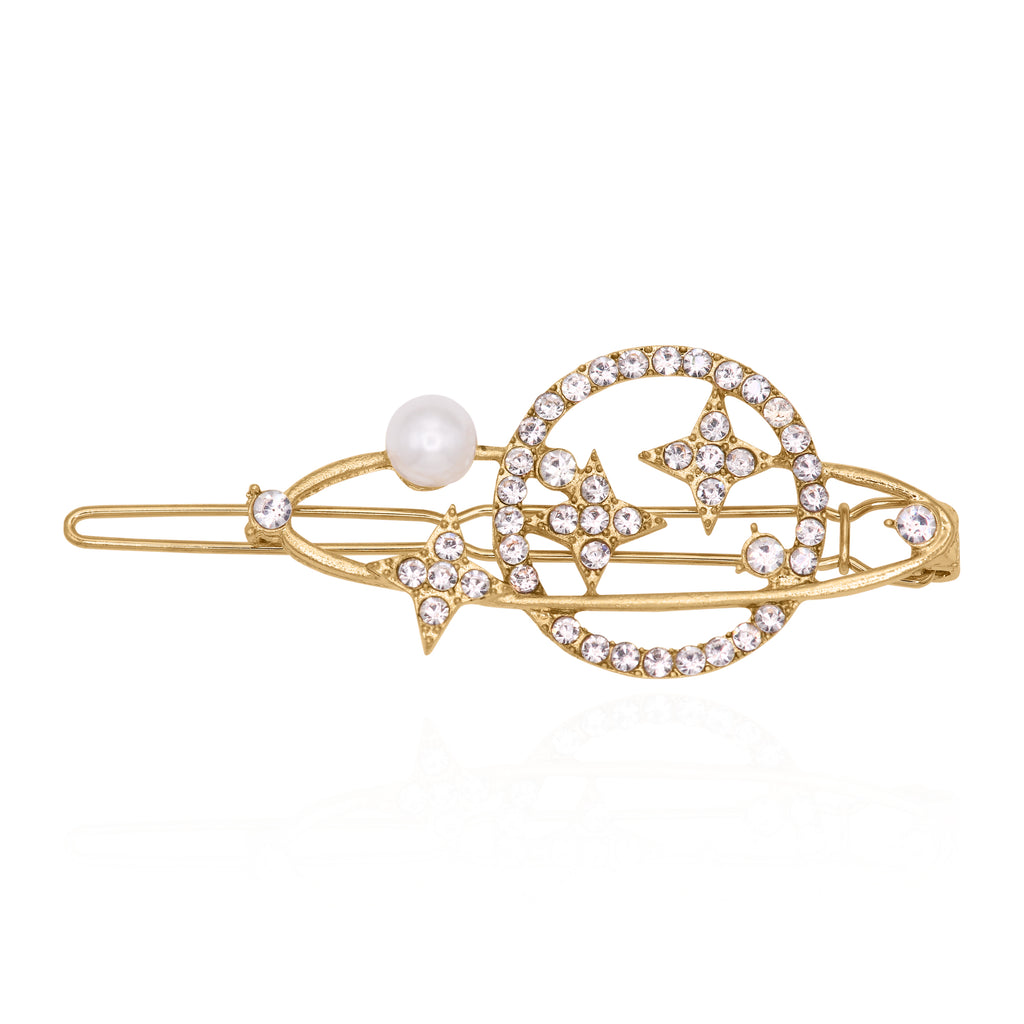 Phoebe Pearl Planet Hair Clip