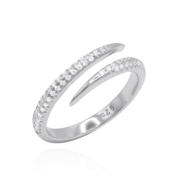 Piper Claw Wrap Ring | Sterling Silver