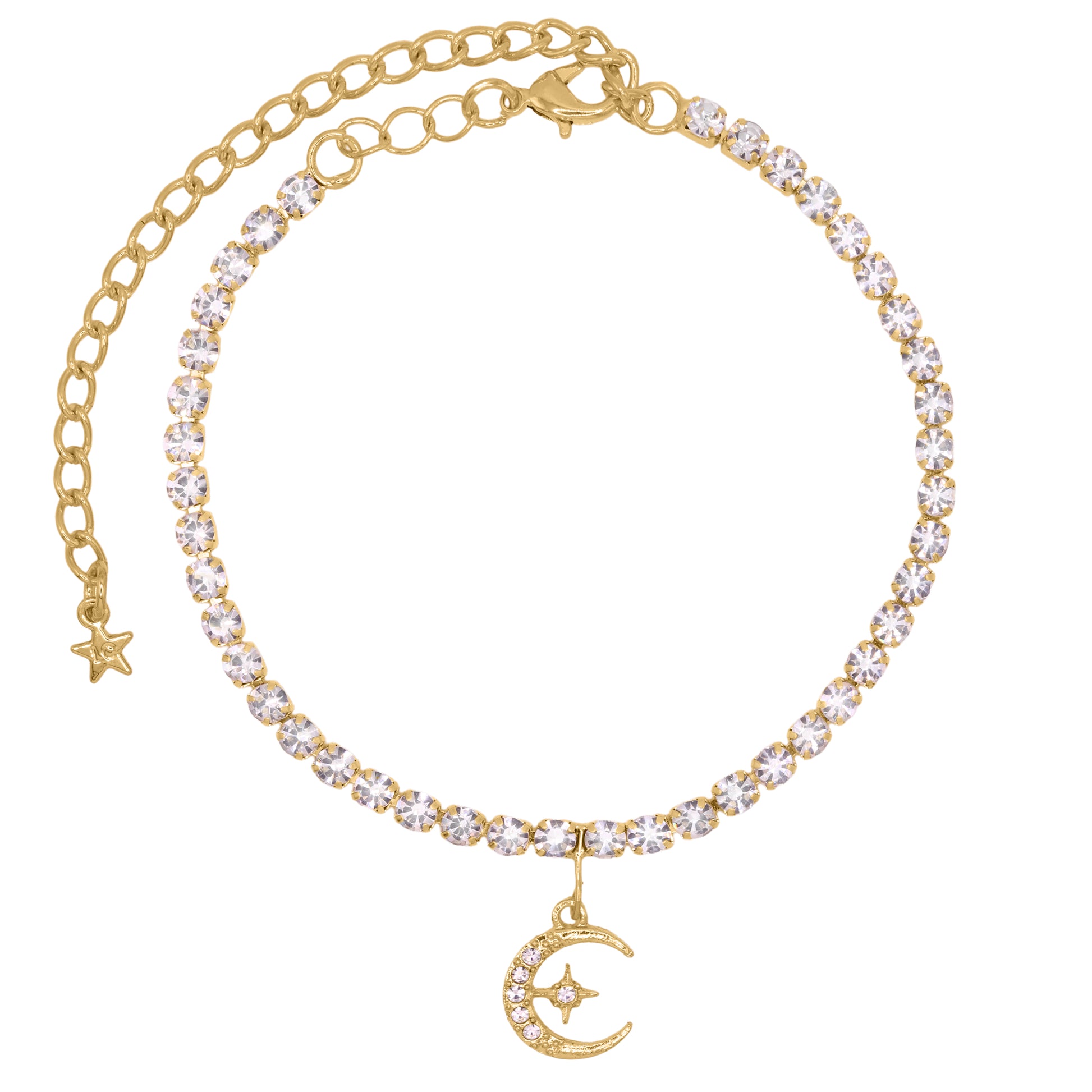 Quinn Moon Anklet | 18K Gold Plated