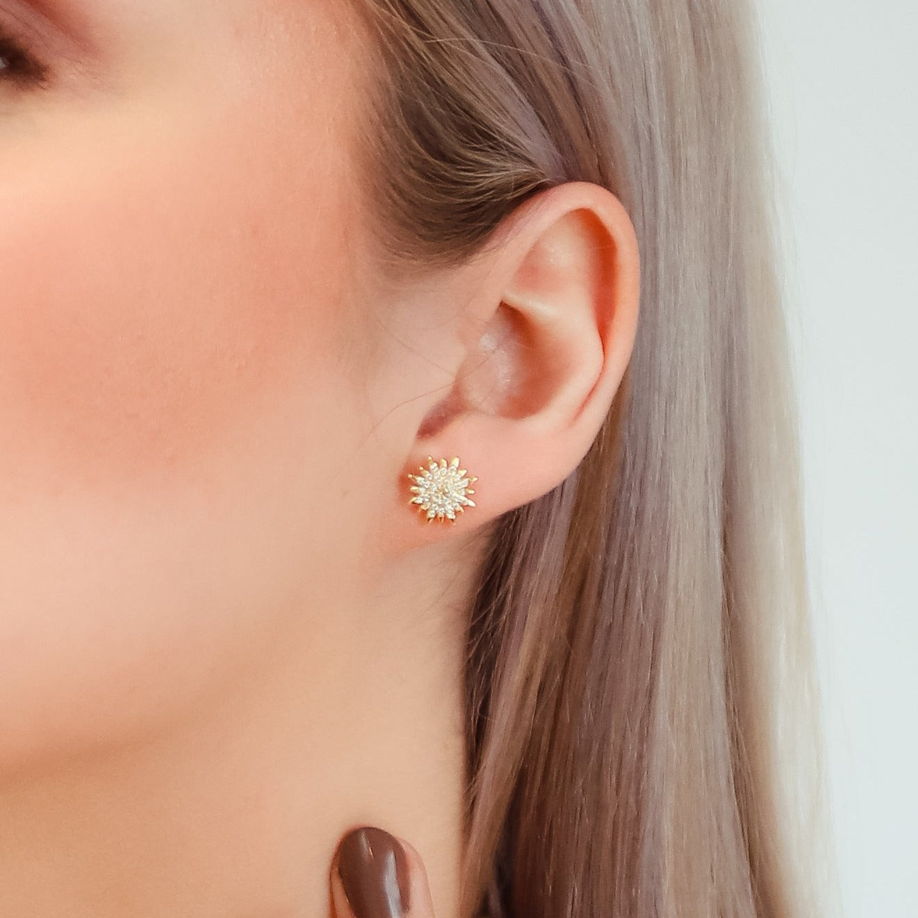 Starburst Gift Set | Earrings & Necklace | 18k Gold Plated