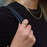 Sara Open Wave Ring | 18K Gold Plated