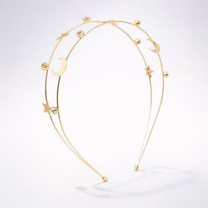 Sasha Moon & Star Headband | Gold