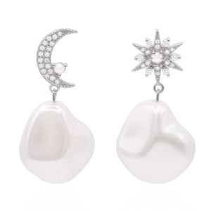 Seraphina Pearl Drop Earrings | 925 Sterling Silver