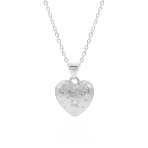 Vida Bubble Heart Necklace | 925 Sterling Silver