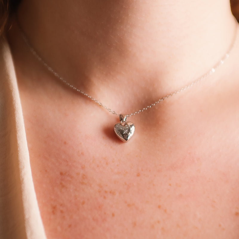 Bubble Heart Gift Set | Earrings & Necklace | 925 Sterling Silver