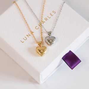 Vida Bubble Heart Necklace | 925 Sterling Silver